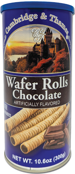 Chocolate Wafer Rolls 10.6oz